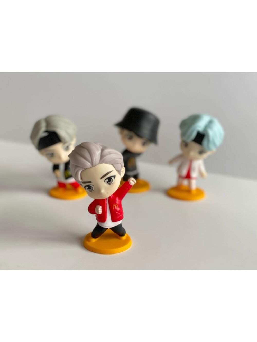 McDonald's Tiny Tan BTS Collectible Figures Happy Meal Toys V Suga RM Jung Kook - Picture 9 of 10